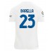 Inter Milan Nicolo Barella #23 Venkovní Dres 2023-24 Krátkým Rukávem